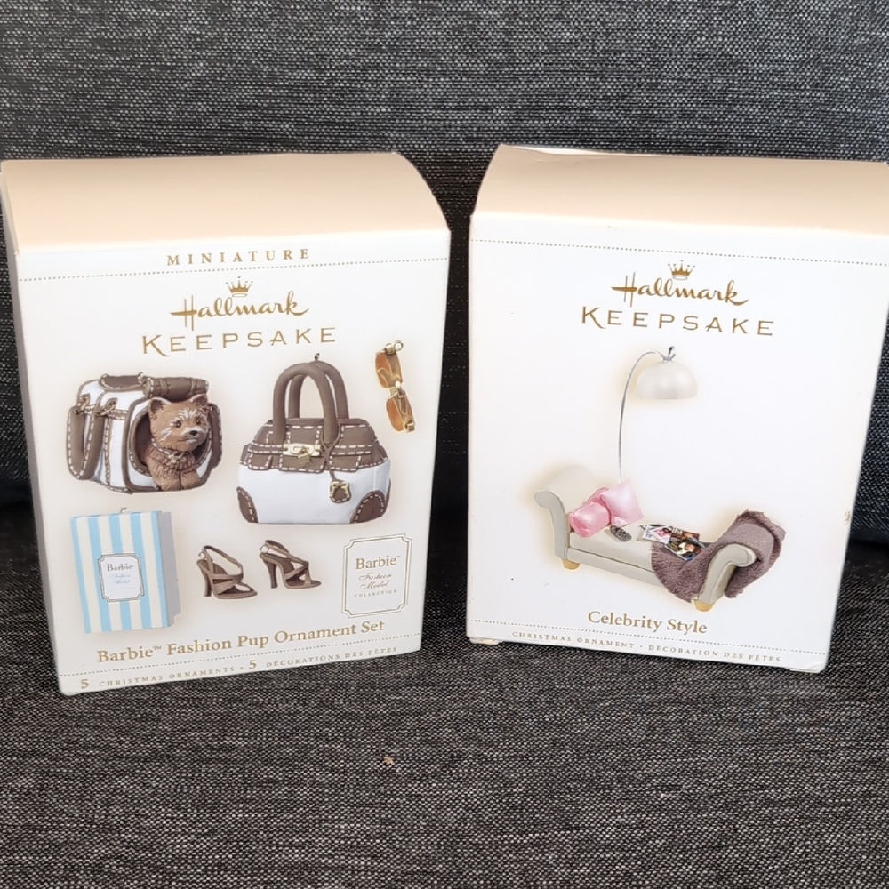 Hallmark Keepsake Barbie Celebrity Ornaments